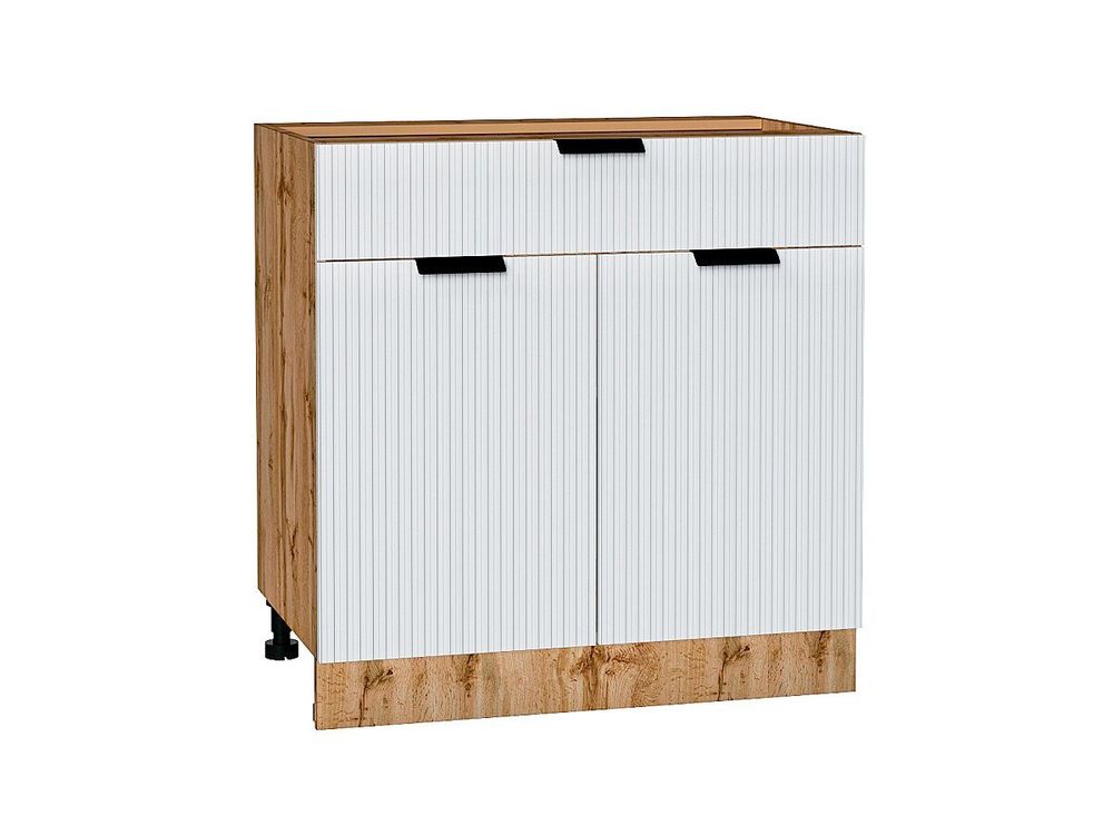 Шкаф нижний с 2-мя дверцами и ящиком Евро Лайн