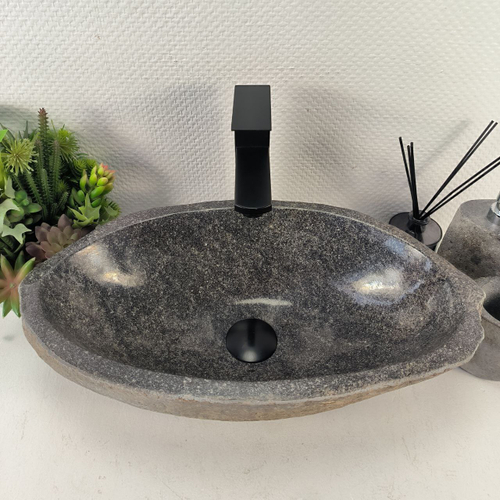 Раковина из речного камня RS-65498 51*29*15 0856