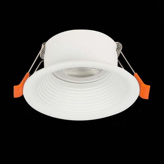 ST202.508.01 Св-к встр. Белый GU10 1*50W  D89xH40 220V Без ламп Встраиваемые светильники