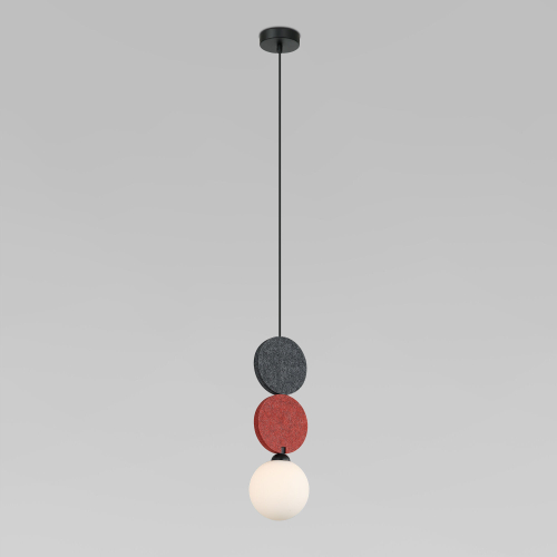 ПОДВЕСНОЙ СВЕТИЛЬНИК С ФЕТРОВЫМ ПЛАФОНОМ 40072/1 красный