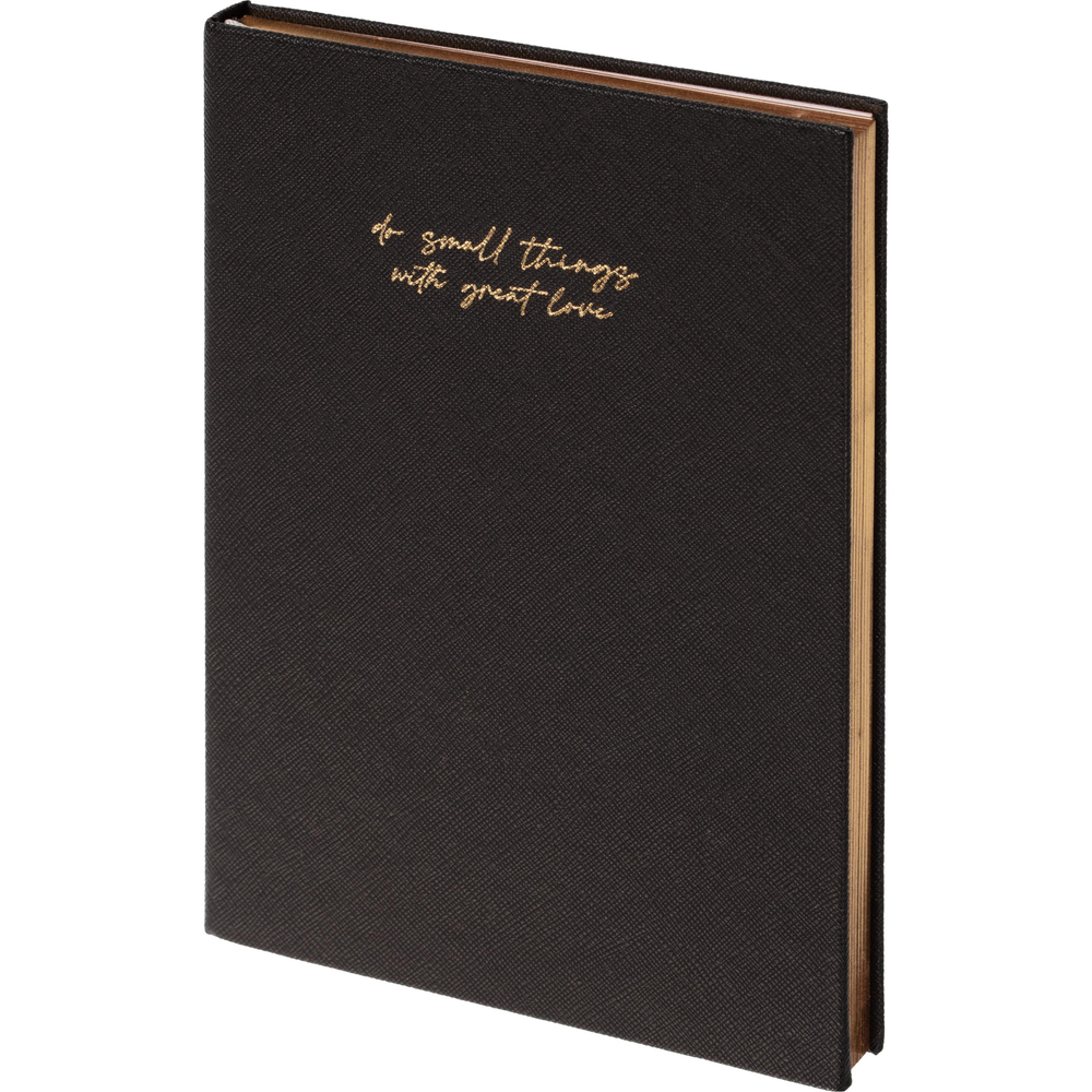 Ежедневник недатированный черный, А5 136 л., Plan your life, ATTACHE