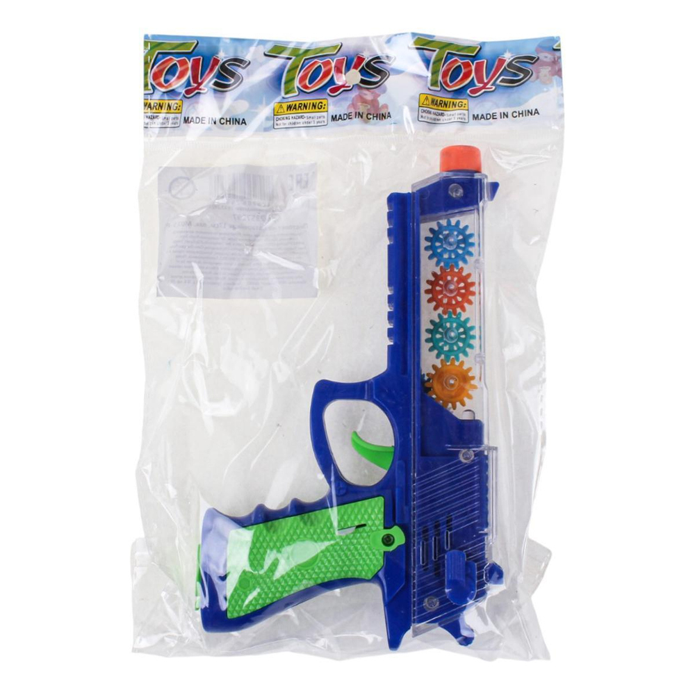 Пистолет на батарейках 17см, пакет M015-P