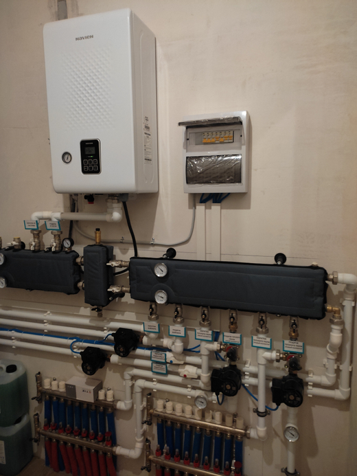 Монтаж котельной в загородном доме