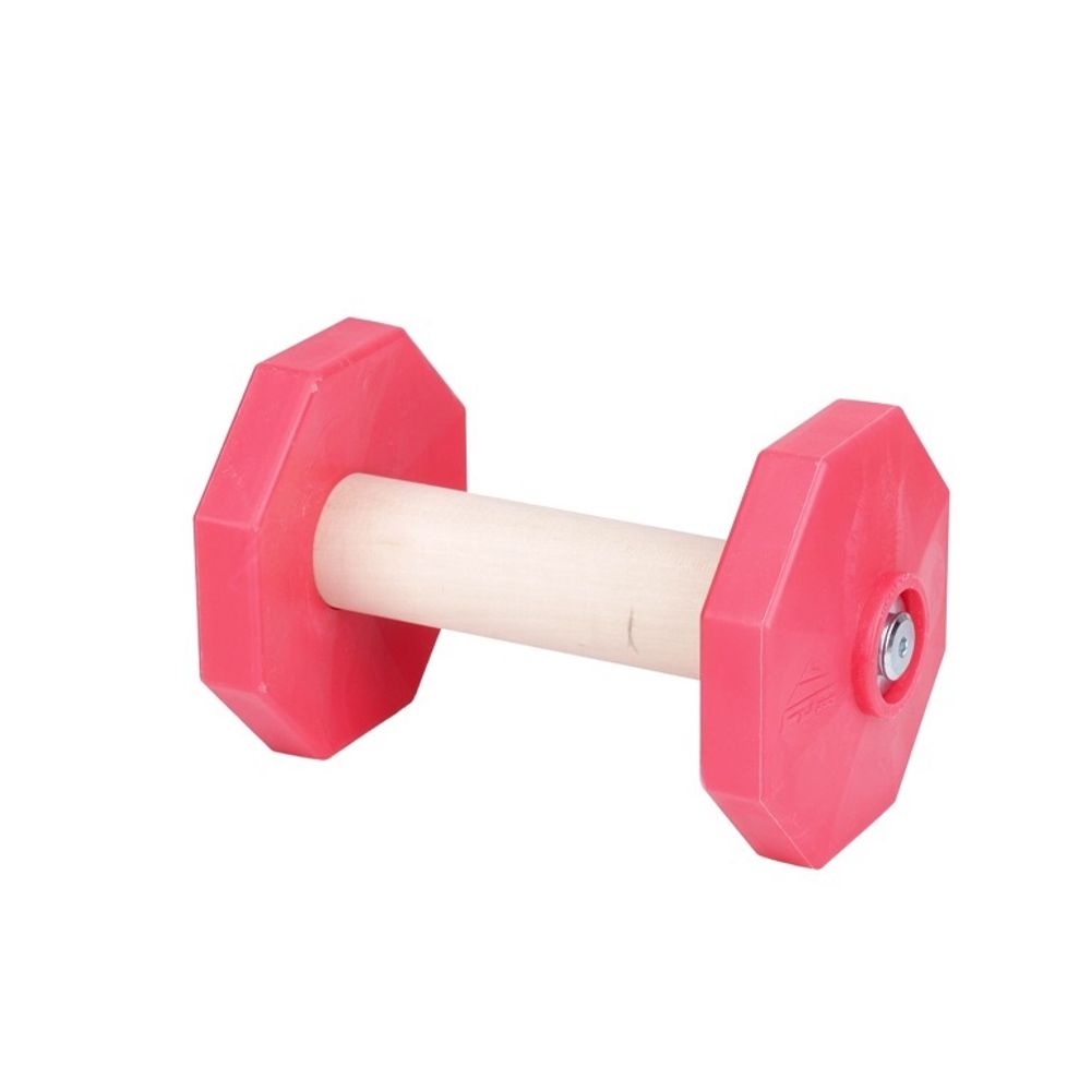 Деревянный апортировочный предмет для собак цвет красный «Play up» 650г