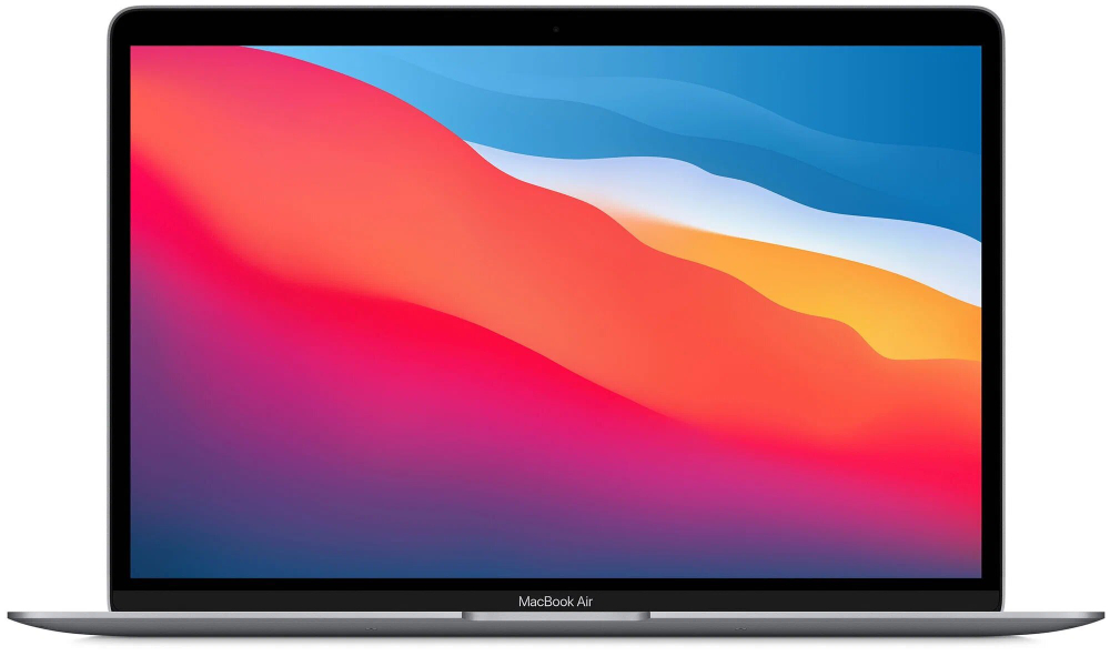 Ноутбук Apple MacBook Air 13 2020 (M1, 8/256 GB, SSD), без гравировки, space grey (темно-серый).