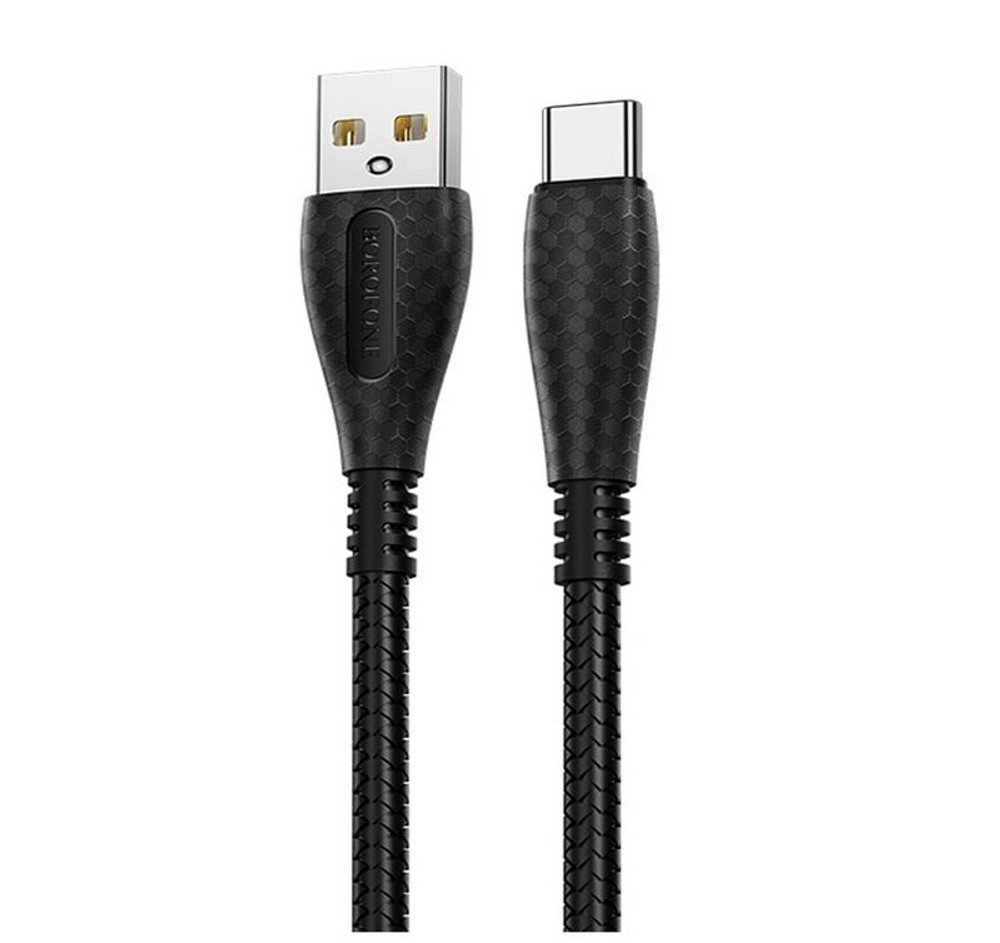 Кабель USB - TypeC BOROFONE BX38 (черный) 1м