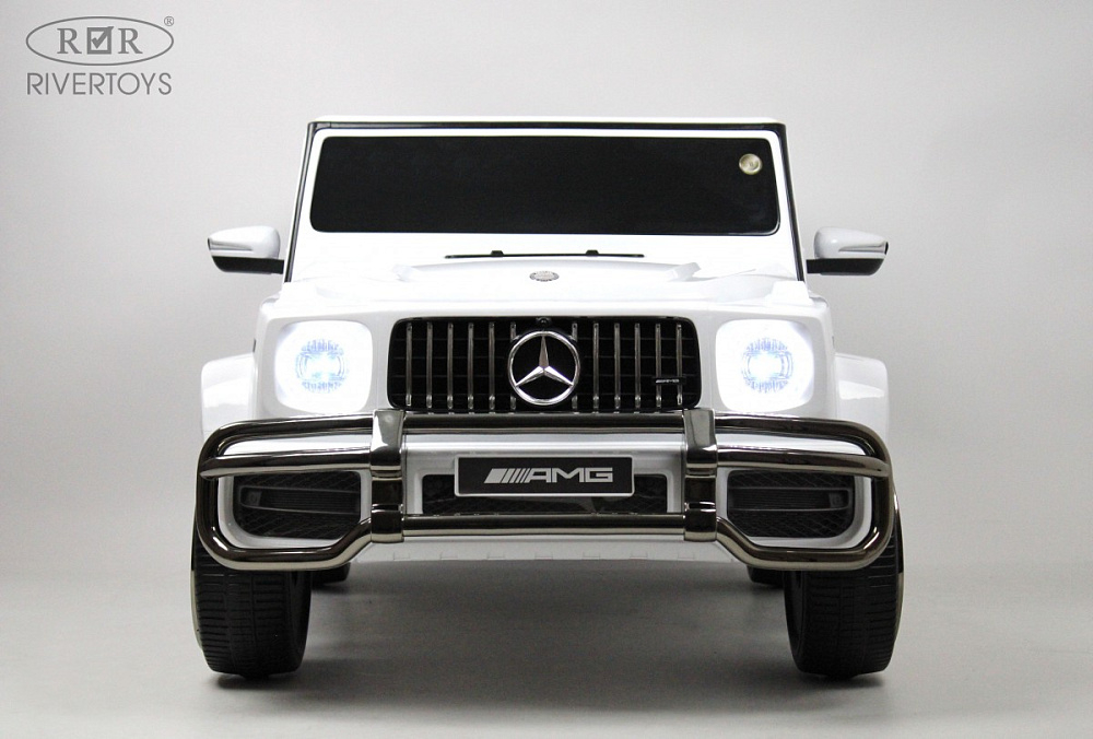 Детский электромобиль RiverToys Mercedes-AMG G63 4WD (S307) белый