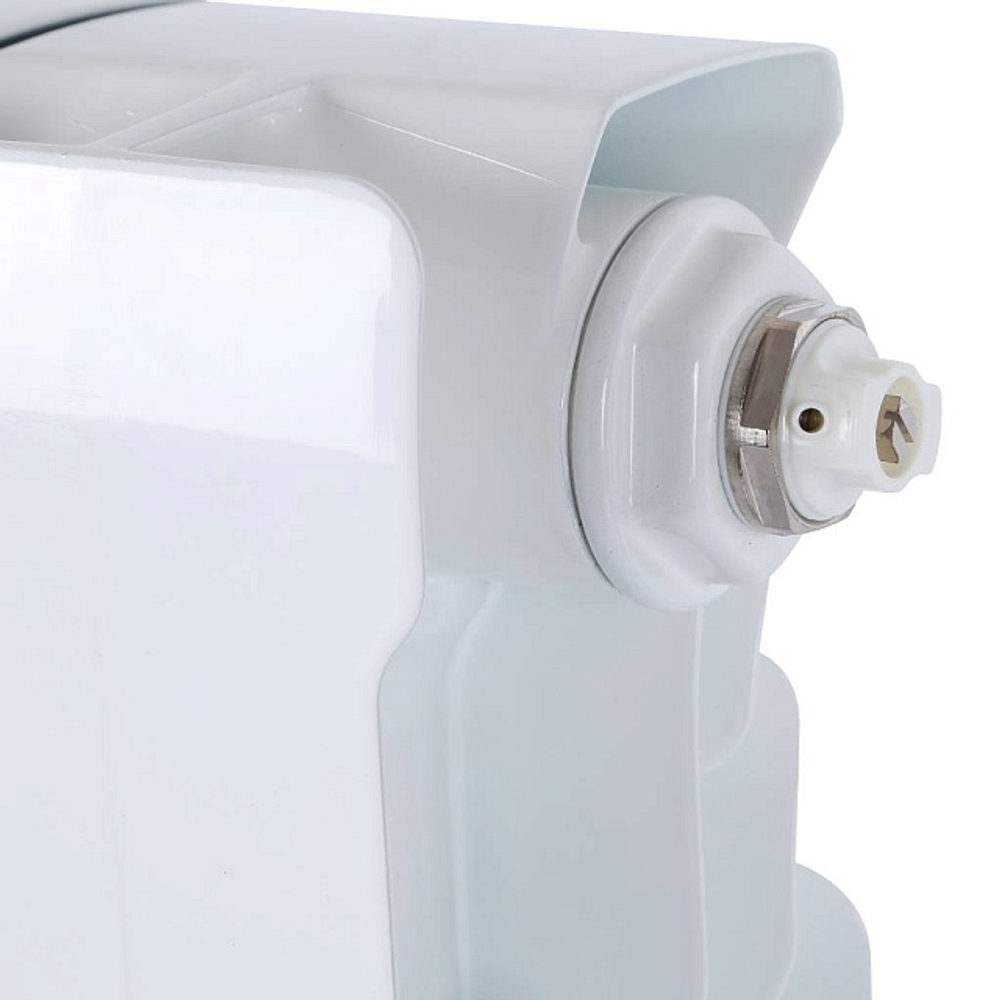 Радиатор биметаллический STOUT Space 500 - 14 секций (подключение нижнее правое, цвет белый)