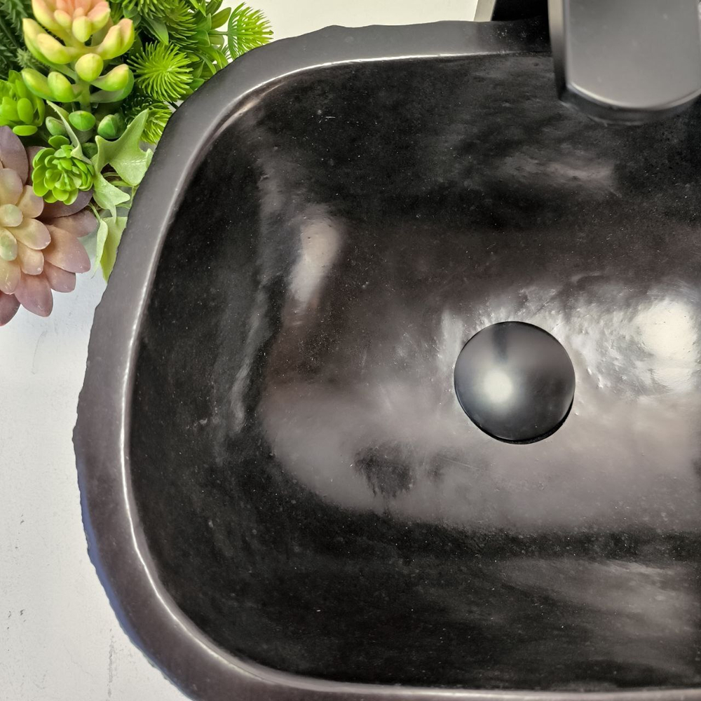 Раковина из андезита Erozy Black EA-63057 38*30*15 113