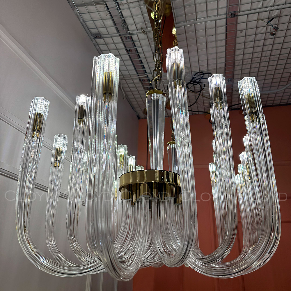 Люстра Cloyd AEDA C32 / шир. 120 см - золото (арт.11667)