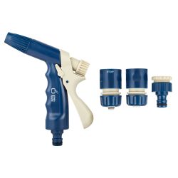 GAKP01-94 GREEN APPLE ЕСО Комплект для полива (пистолет-распылитель, штуцер, коннектор, коннектор с | Аксессуары для полива Green Apple