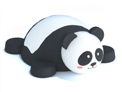 Резиновая фигура 3D Панда для детских площадок