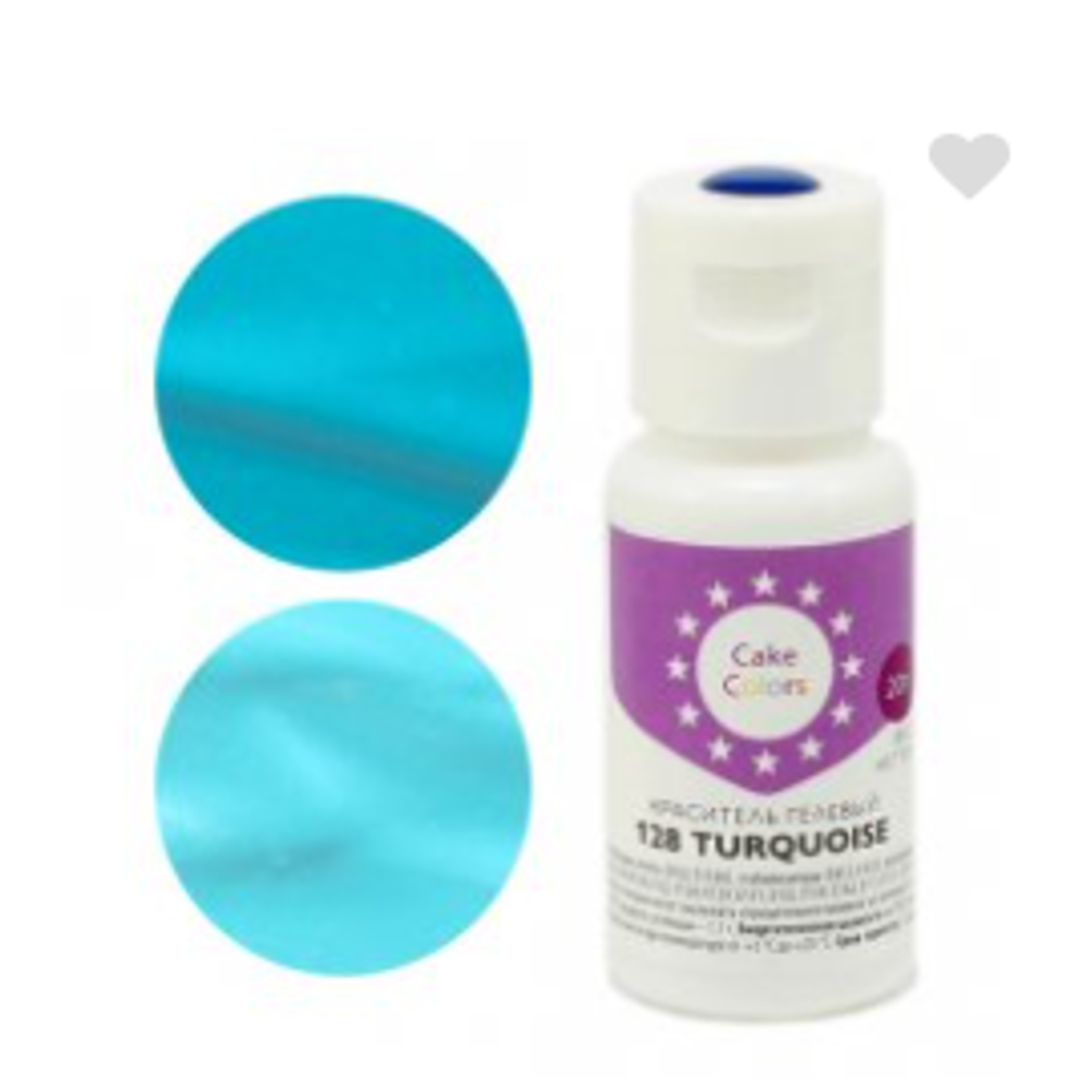 Краситель гелевый CAKE COLORS 128 Turquoise 20 гр