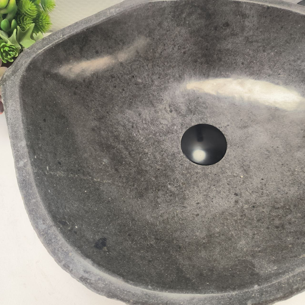 Раковина из речного камня RS-63660 (50*39*15) 0122
