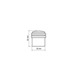 Упор дверной напольный STOPPER/ZA062 (DH062ZA) GP-5 золото