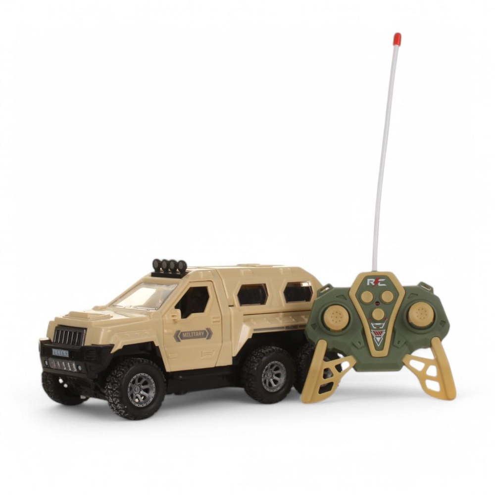 Машина Военная на РУ, коробка GC169-B19(包电)