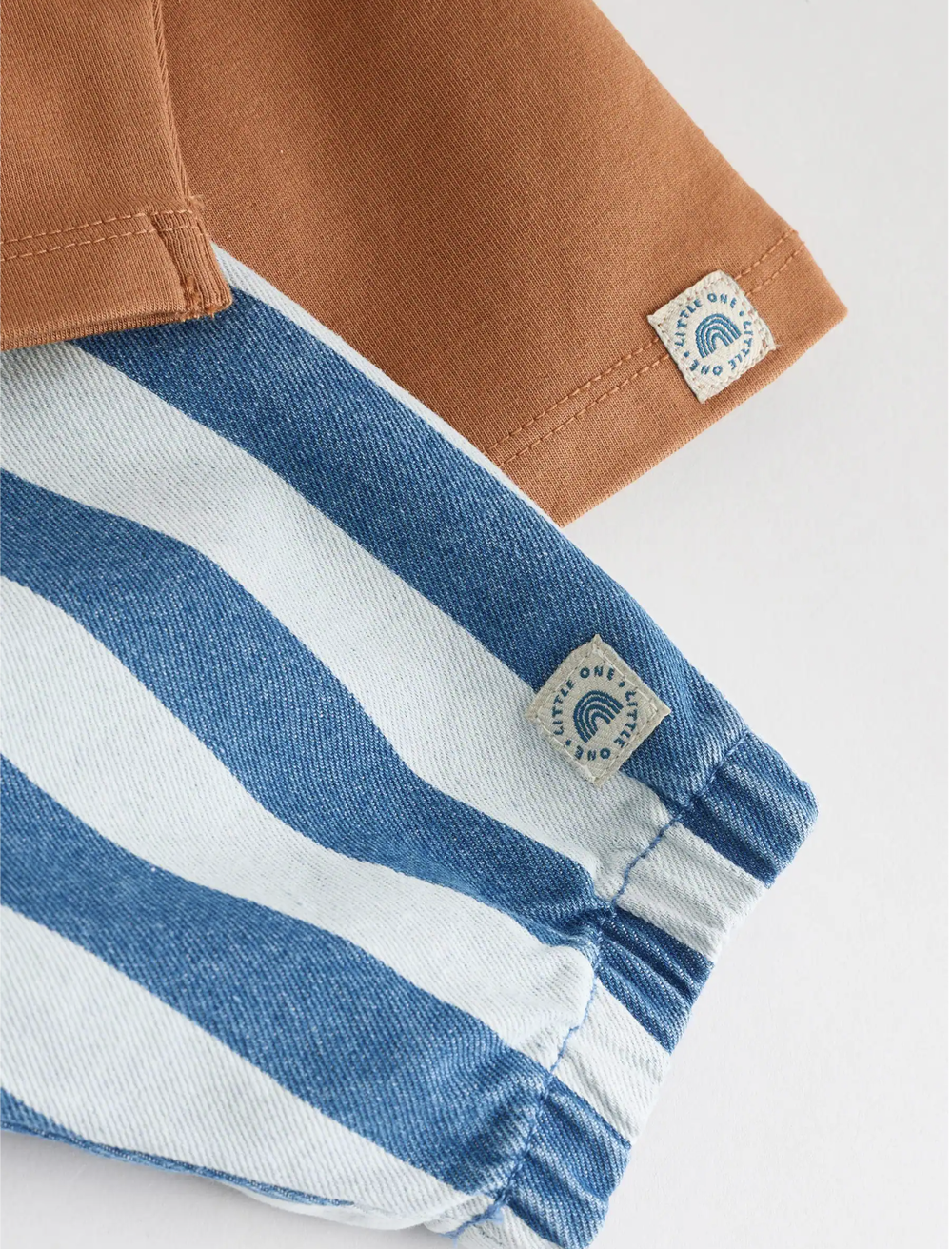 Лонгслив и брюки в комплекте для мальчика Next AY7-120, Оранжевый, Синий