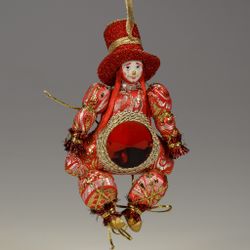 Ёлочная игрушка Гном-Самоцвет