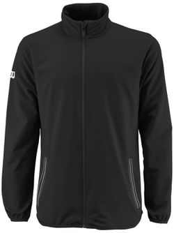 Мужская кофта теннисная Wilson Team Woven Jacket Men - black/white # L