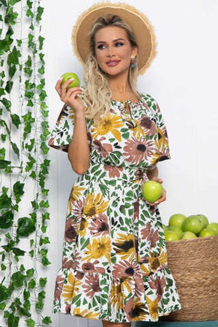 Платье Алания НЬЮ (цветы) П13627-10М LT Collection