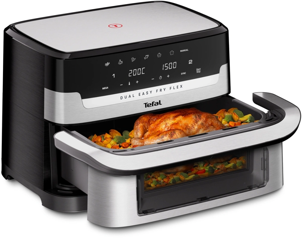 Аэрогриль Tefal Dual Easy Fry Flex EY9228E0
