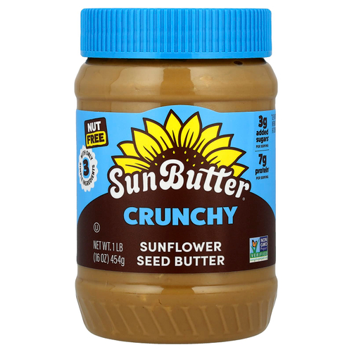 SunButter, Подсолнечное масло, хрустящее, 454 г (16 унций)