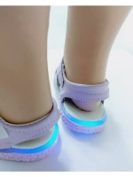 Сандалии детские для девочки светящаяся подошва