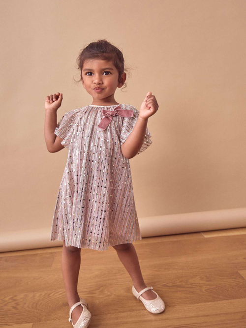 Платье для девочки Next B76-566, Розовый