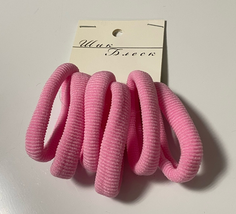 Резинки для волос "Грёзы", 4 см, набор 6 штук, цвета МИКС