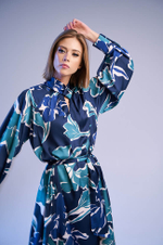 51425 Платье женское (синий принт)