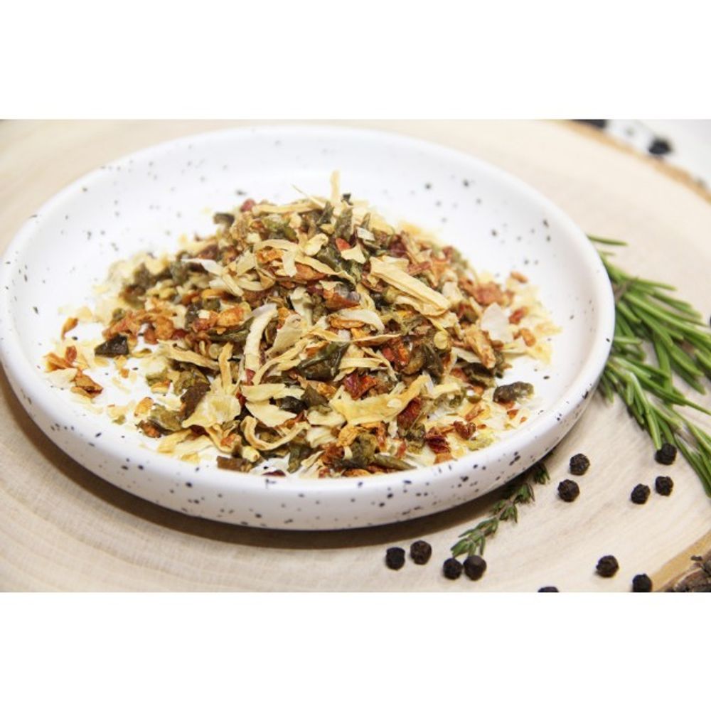 Декоративная смесь из сушеных овощей и зелени "Новосибирская"