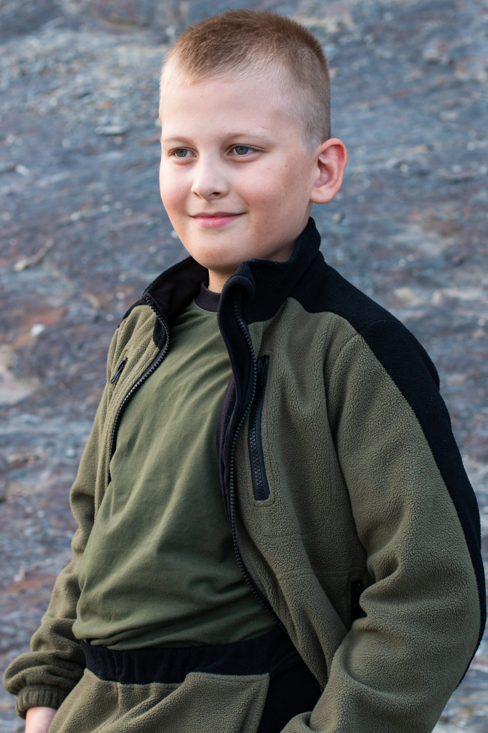 Флисовый костюм для мальчика комби