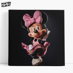 Картина Мини Маус / Minnie Mouse в Gucci, Уолт Дисней, холст с печатью на подрамнике, интерьерная, Постер Плакат