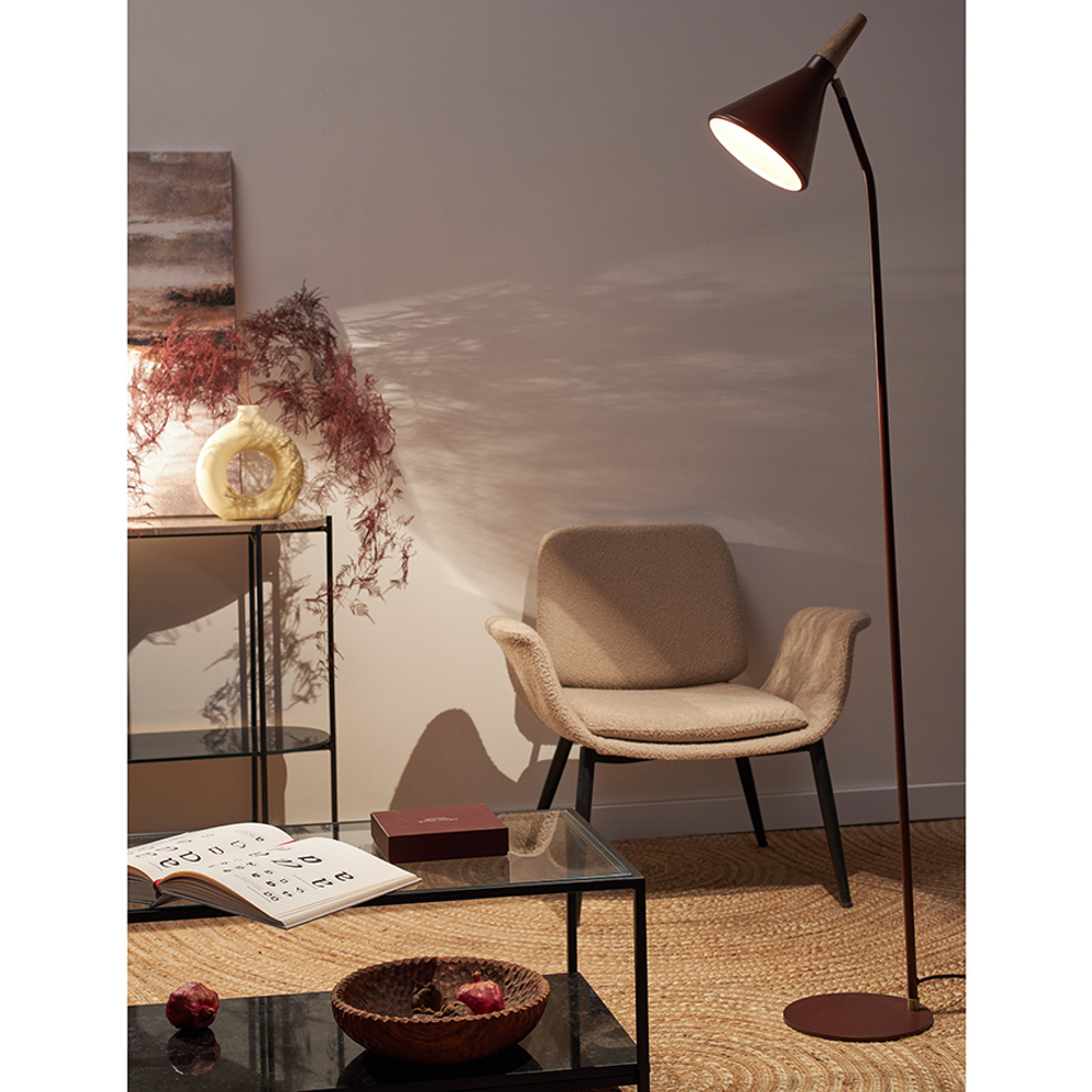 Торшер thor, 164 см, сливовый