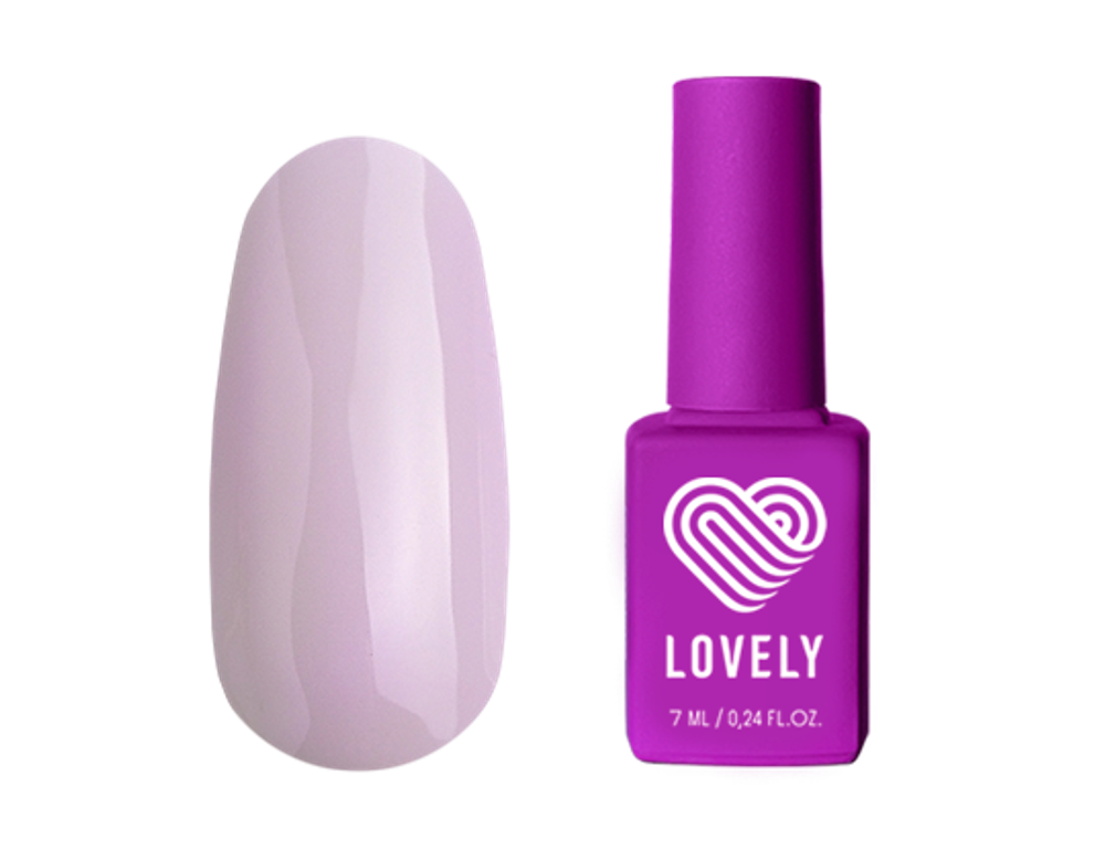 LOVELY Гель-лак M02 (полупрозрачный), 7 ml