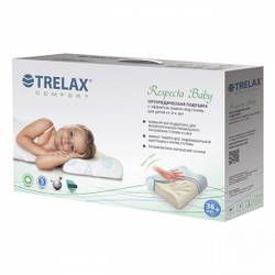 Детская подушка Trelax Respecta Baby c эффектом памяти (от 3-х лет)