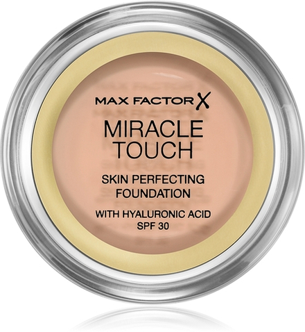 Max Factor Miracle Touch - Увлажняющий тональный крем SPF 30 оттенок 055 Blushing Beige, 11 g