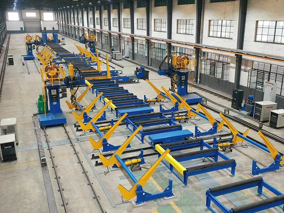 Автоматизированная линия по производству двутавровых балок тяжелой серии, INTEGRAL