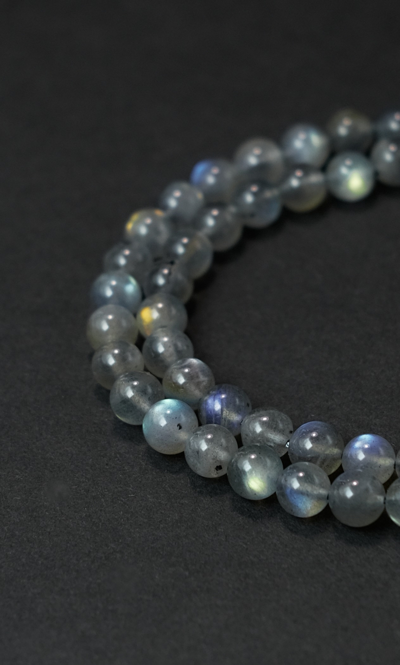 Четки "Memo about Mindfulness" из лабрадорита