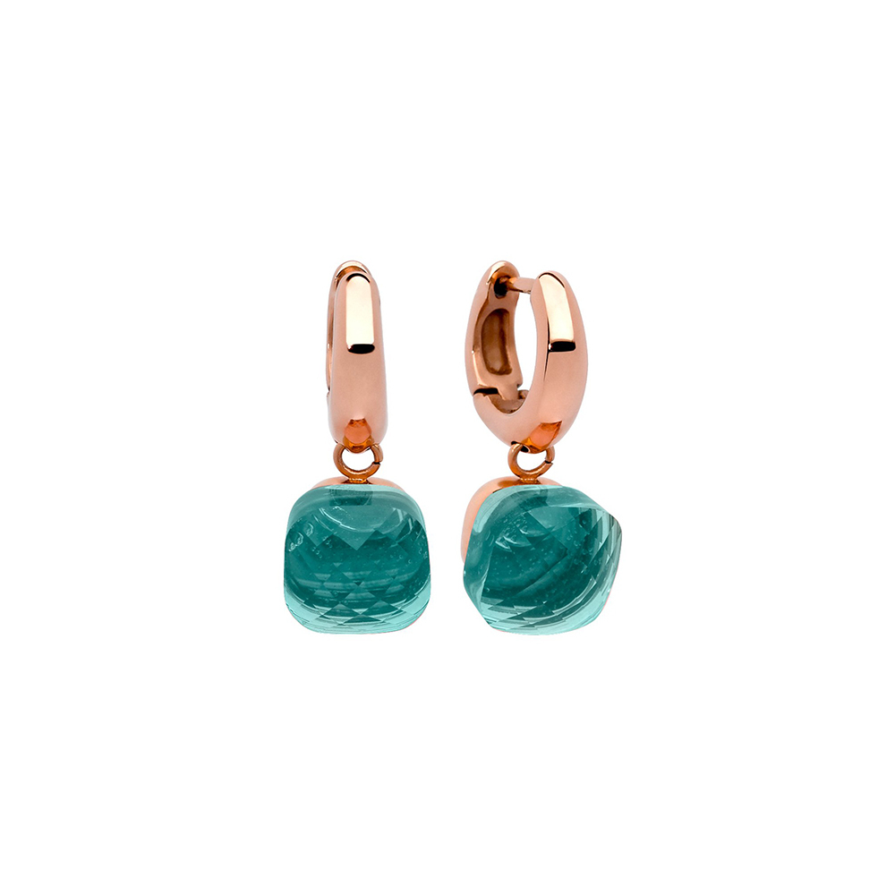 Серьги Qudo Firenze blue apatite 300032 BL/RG