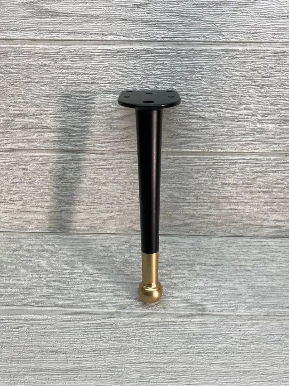 Ножки черные с золотым шариком высота 20 см 4 штуки