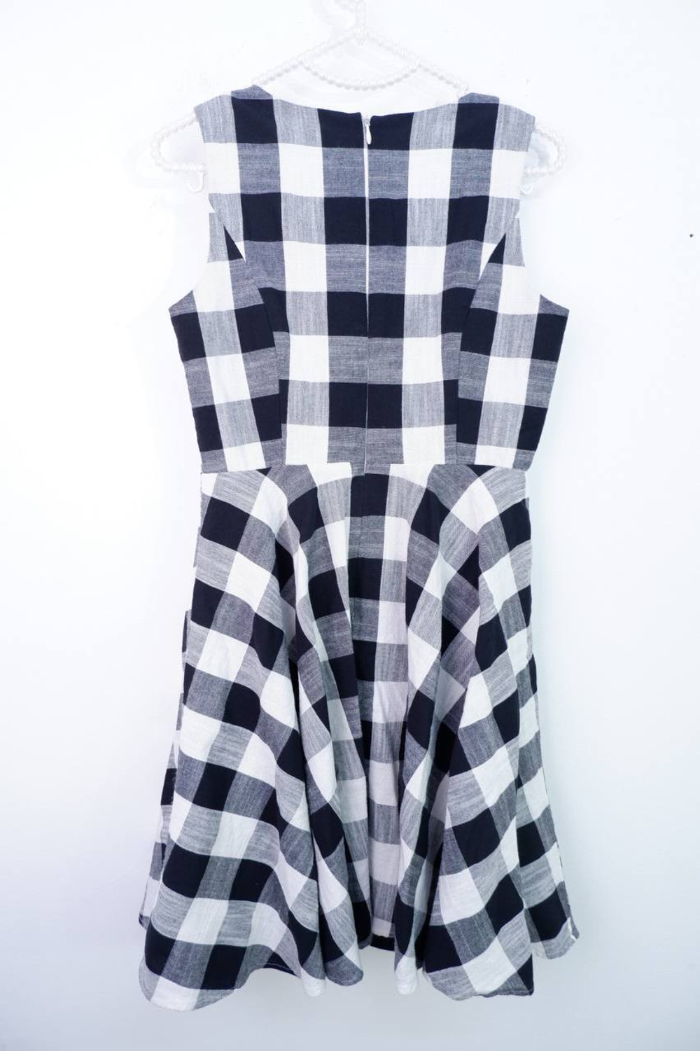 Сарафан Maison Jules в клетку плотный, маркировка S, визуально на 44 размер