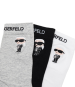 Носки 3 пары k/ikonik 2.0 Karl Lagerfeld - черный(230M6001)