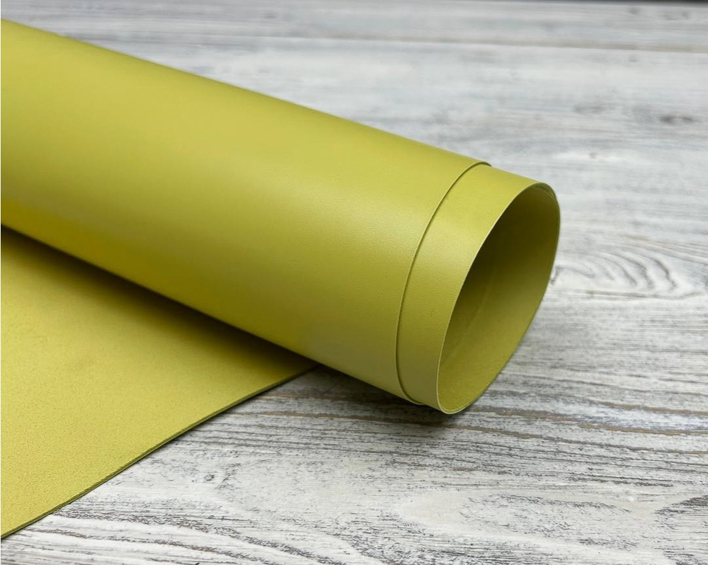 Picasso Lemontti (0,8-1,0 мм), цв. Желтый, натуральная кожа