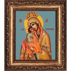 Цареградская икона Божией Матери на холсте