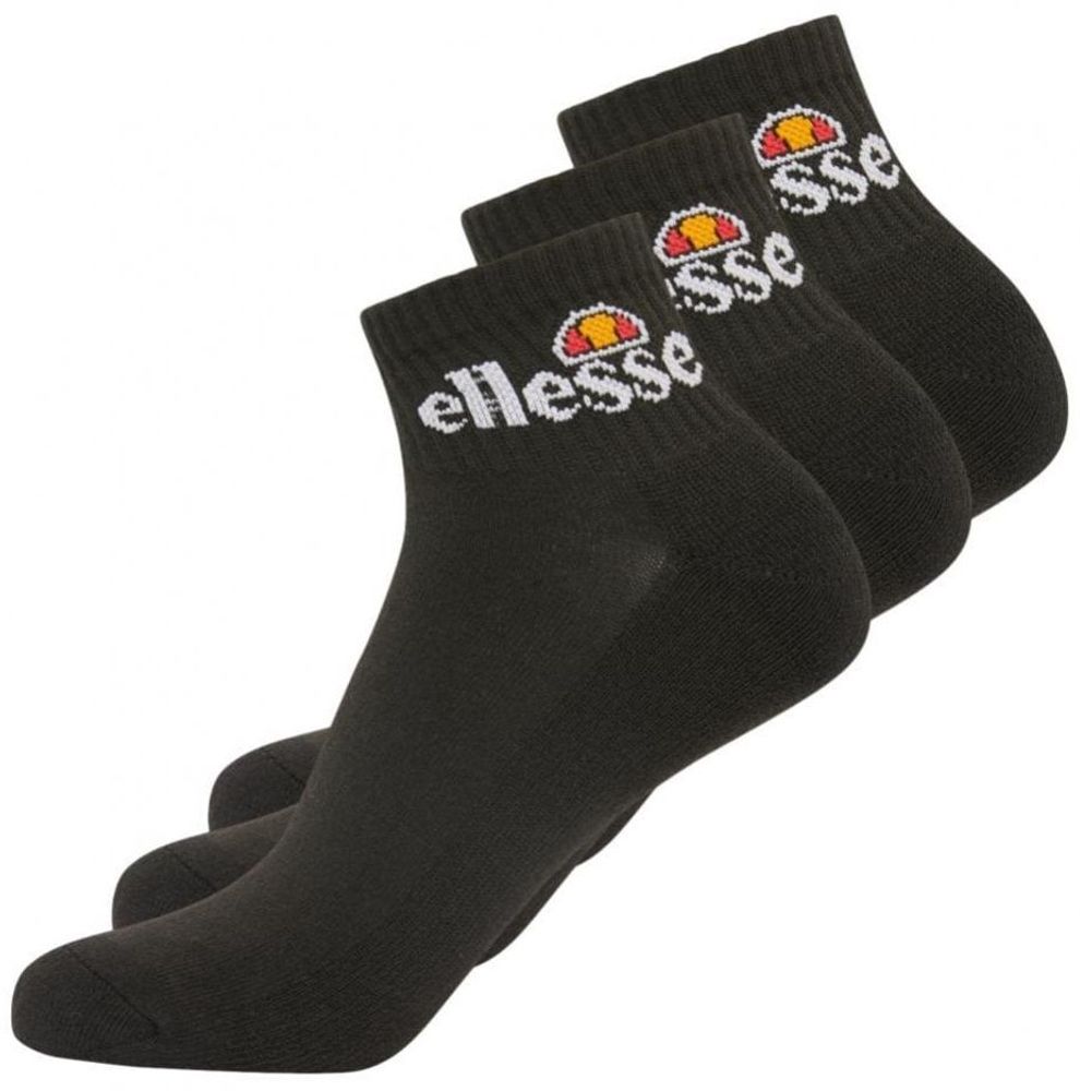 Теннисные носки Ellesse Rallo 3P Ankle Sock - black