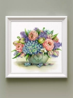 Картины на стену интерьерные на холсте 4 шт, 23*23 см