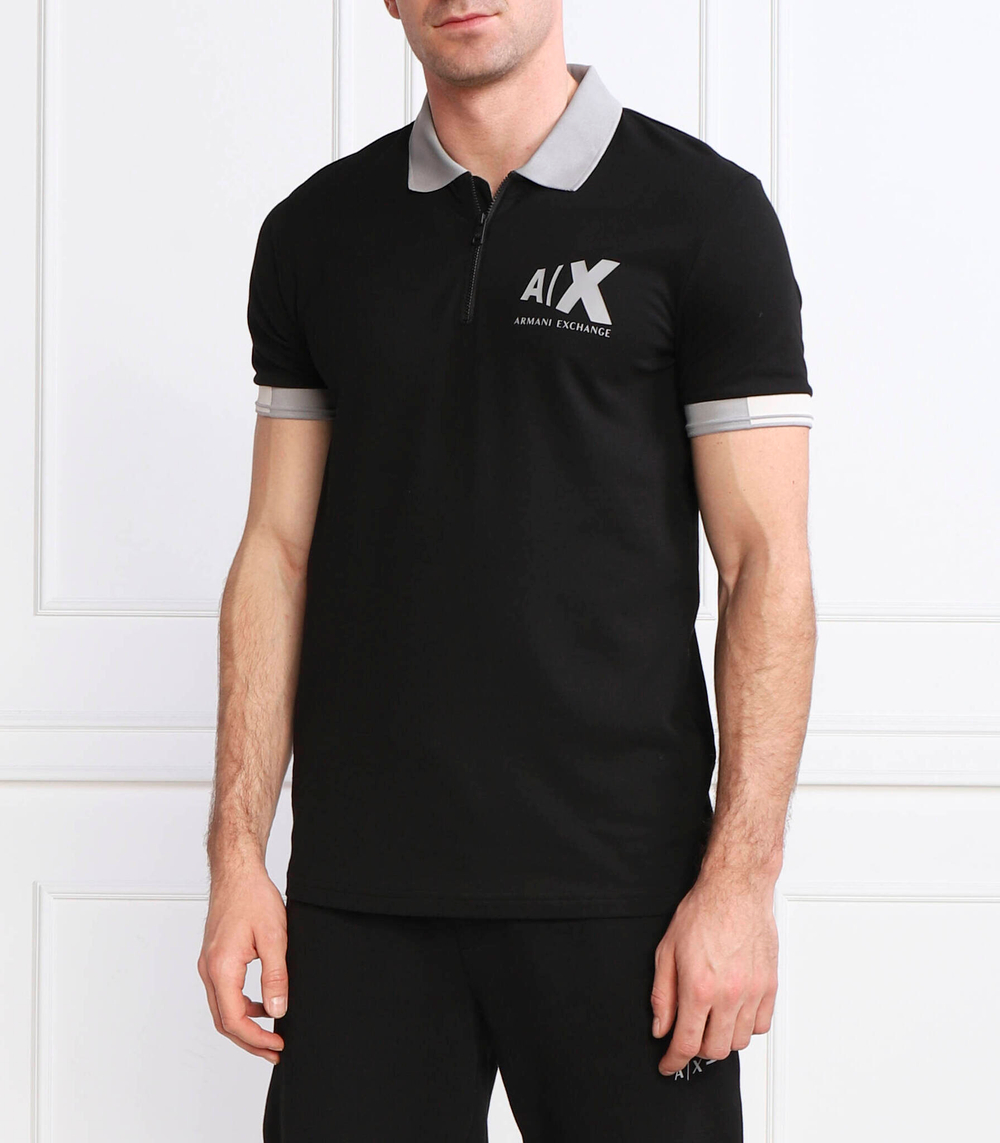 поло Armani Exchange - черный(3RZFFA ZJYCZ)