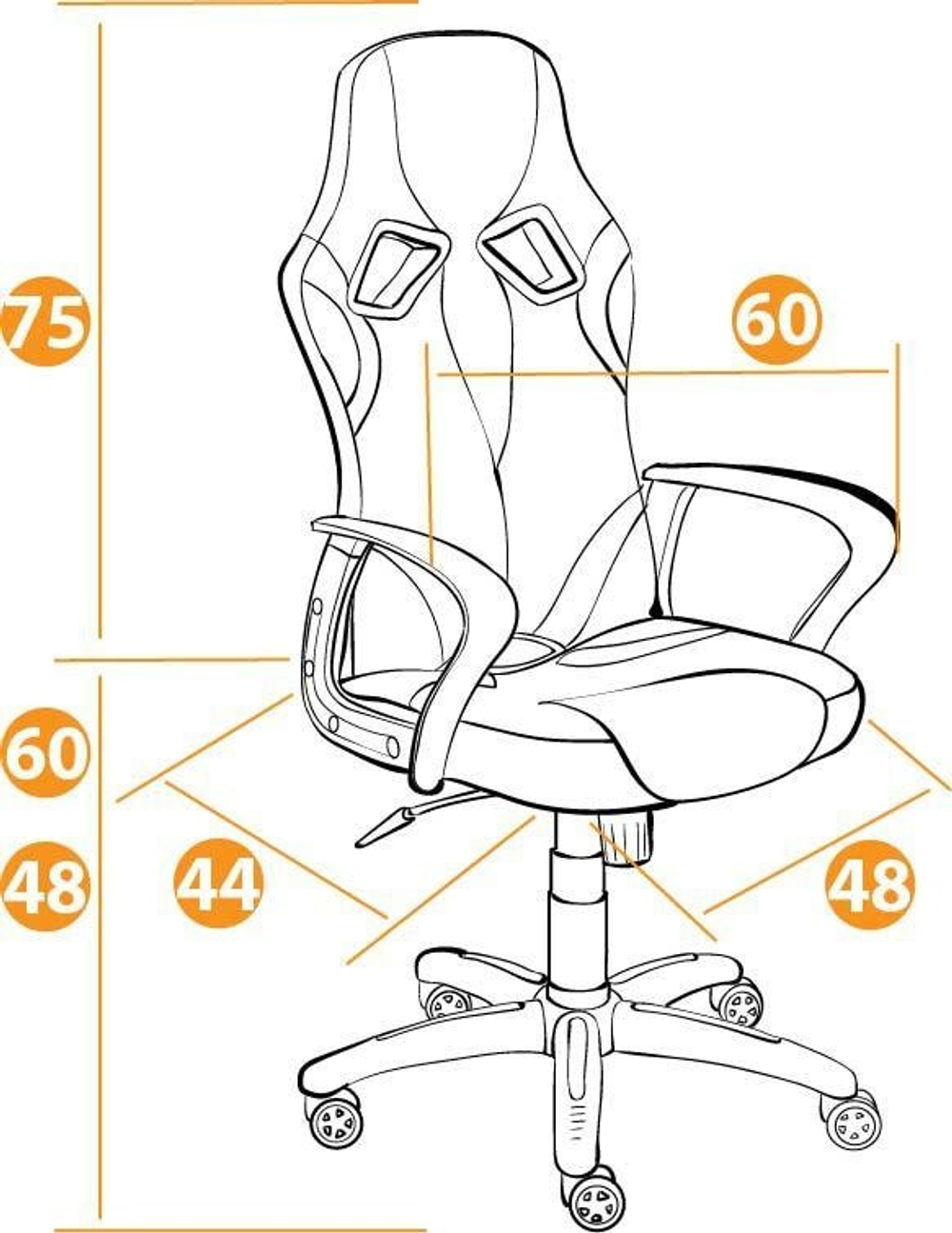 Runner Кресло офисное (серый 2Tone/черный кожзам/ткань)