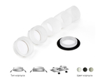 N6252 FR белый матовый D60*H53mm Out40mm MR16